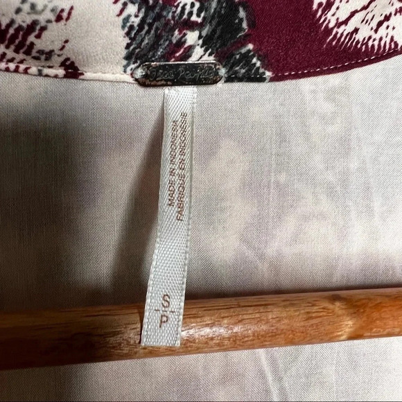 Free People Say You Love Me Long Sleeve Mini Dress Size Small - Picture 10 of 11